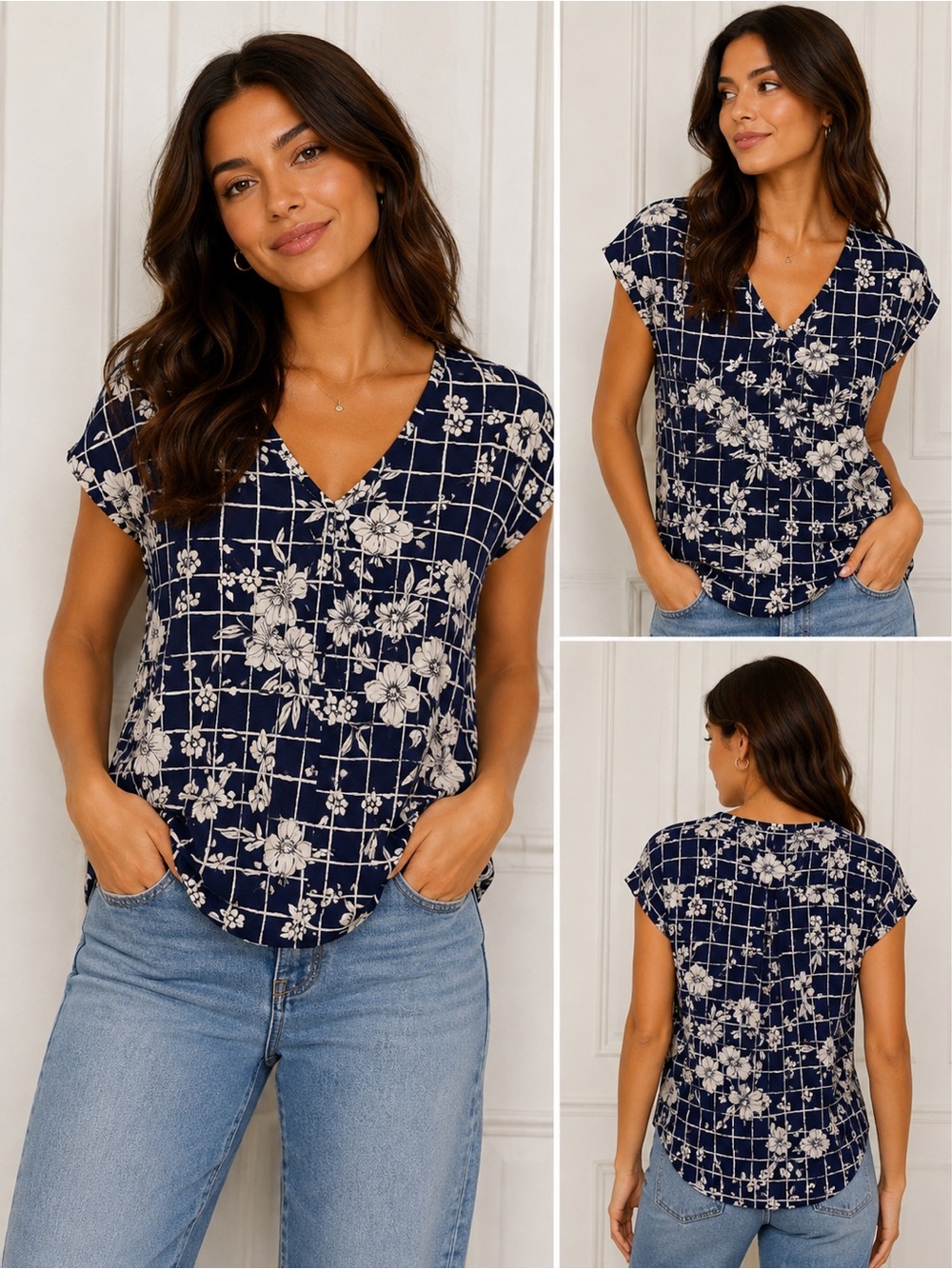EXPRESS V-NECK TOP